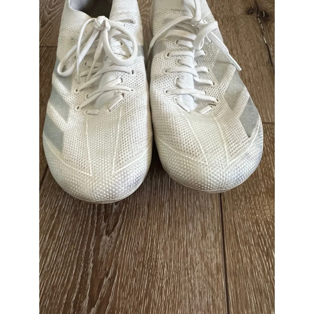 Adidas Mens Adizero Football Cleats 13 White IE3284 Low Top Lightweight Cleats